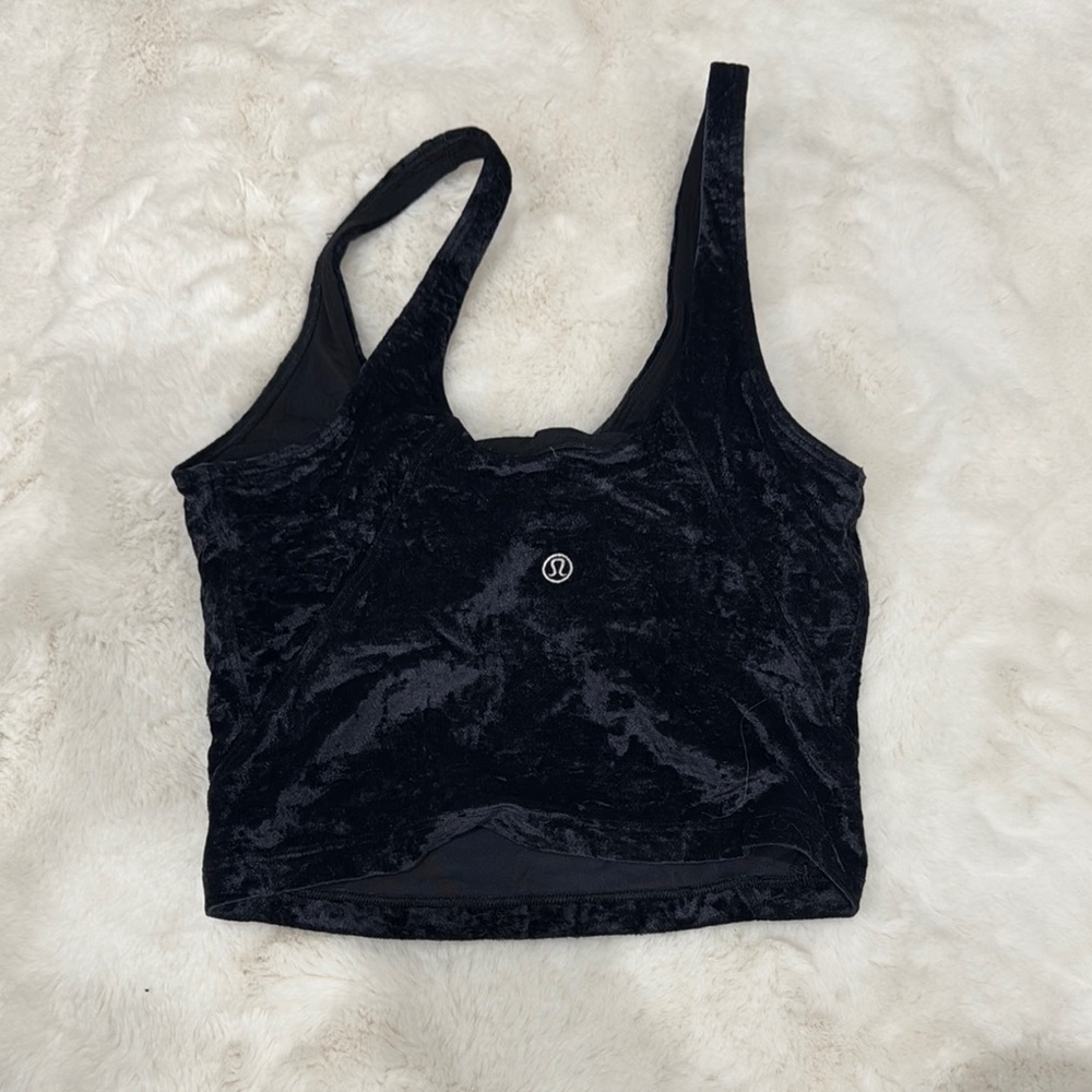 Lululemon Black Velvet Tank Top